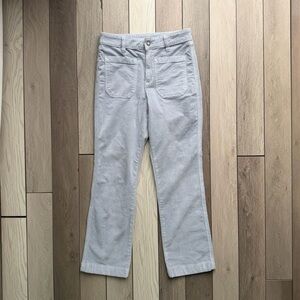 Free People High Time Kick Corduroy Flare Pants In Blue | Size: 6